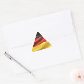 Duitse vlag driehoek sticker (Envelop)