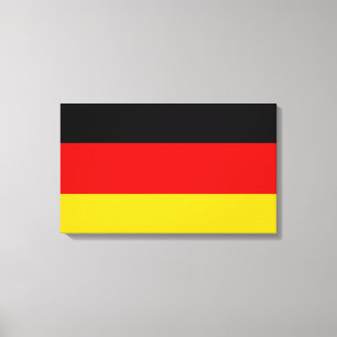Duitse vlag (Duitsland) Canvas Afdruk