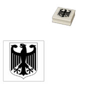 Duitse vlag, Duitsland, rood, goud, zwart Rubberstempel (Gestempeld)