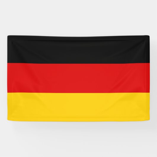 Duitse vlag (Duitsland) Spandoek (Horizontaal)