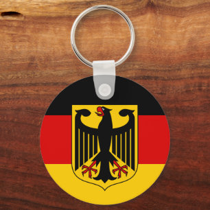 Duitse vlag & Eagle Emblem, Duitsland / sportfan Sleutelhanger