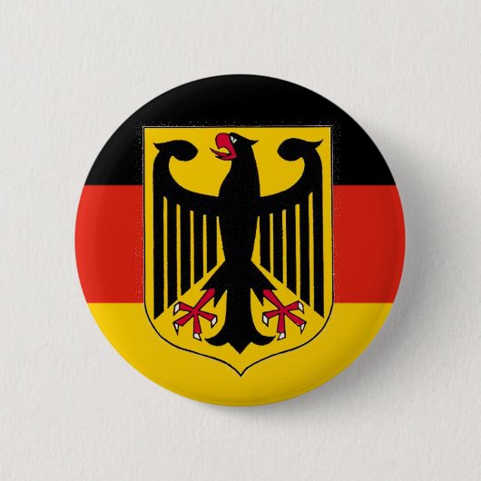 Duitse vlag Eagle Ronde Button 5,7 Cm (Voorkant)