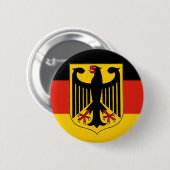 Duitse vlag Eagle Ronde Button 5,7 Cm (Voorkant /achterkant)