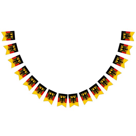 Duitse vlag en partij Duitsland banners/bruiloften Vlaggetjes (Alle)