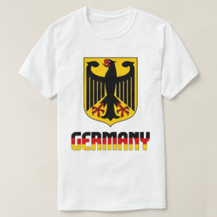 Duitse Vlag en Wapen Patriottisch T-shirt