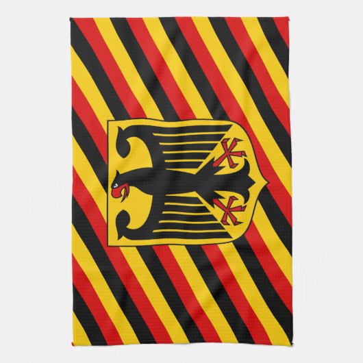 Duitse vlag en wapenstilstand, Deutschland/sportfa Theedoek (Verticaal)