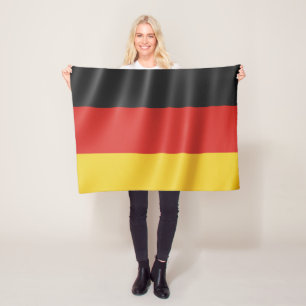 Duitse vlag fleece deken