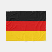 Duitse vlag fleece deken (Voorkant (Horizontaal))