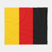 Duitse vlag fleece deken (Voorkant (Horizontaal))