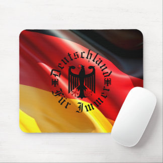 Duitse Vlag Forever/ zwarte adelaar/Deutschland mo Muismat