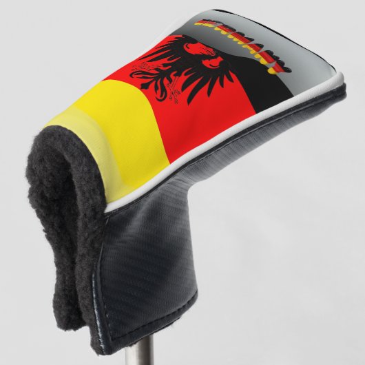 Duitse vlag golfheadcover (3/4 voorkant)