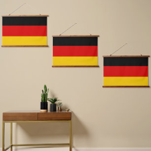 Duitse vlag hangend wandkleed