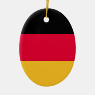 Duitse vlag keramisch ornament