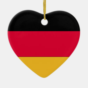 Duitse vlag keramisch ornament