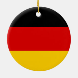 Duitse vlag keramisch ornament