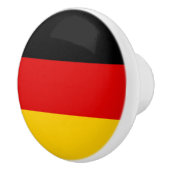 Duitse vlag keramische knop (Rechts)