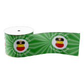 Duitse vlag kerst engel personaliseren grosgrain lint (Spoel)