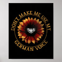 Duitse vlag _ _ Laat me mijn Duitse stem niet gebr