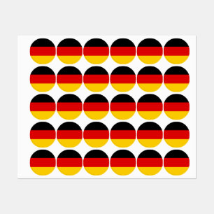 Duitse vlag labels