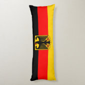 Duitse vlag lichaamskussen (Achterkant (Verticaal))