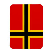 Duitse Vlag Magneet - Noordse Kruis (Verticaal)