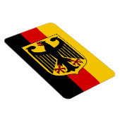 Duitse vlag met Crest Magnet Magneet (Rechterzijde)