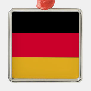 Duitse vlag metalen ornament