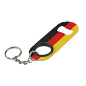 Duitse vlag mini flessenopener (Voorkant Gekanteld)