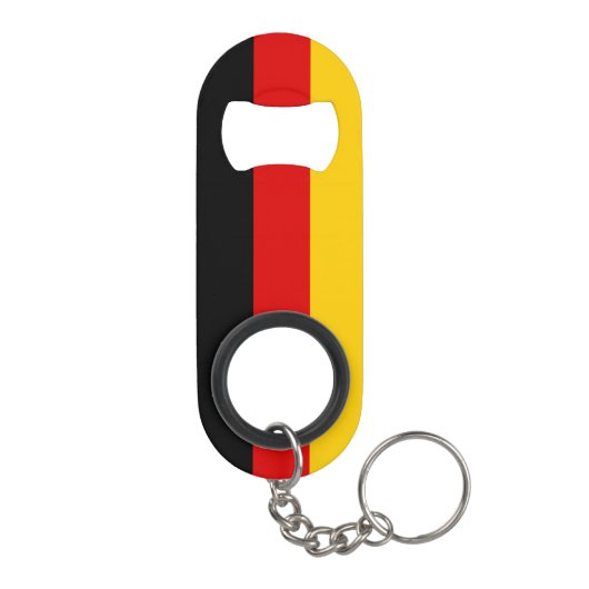 Duitse vlag mini flessenopener (Achterkant)