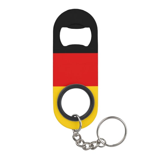 Duitse vlag mini flessenopener (Achterkant)