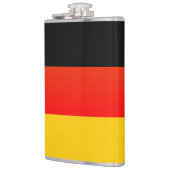 Duitse vlag of Duitse vlag Thermische Tumbler Heupfles (Links)