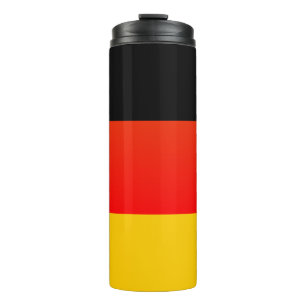 Duitse vlag of Duitse vlag Thermische Tumbler Thermosbeker