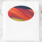 Duitse Vlag Ovale Sticker (Tas)