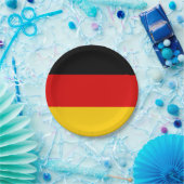 Duitse vlag papieren bordje (Feest)