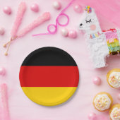 Duitse vlag papieren bordje (Feest)