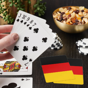 Duitse vlag pokerkaarten