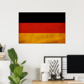 Duitse vlag poster (Thuiskantoor)