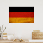 Duitse vlag poster (Keuken)