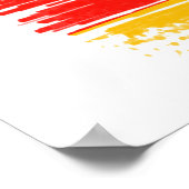 Duitse vlag poster (Hoek)