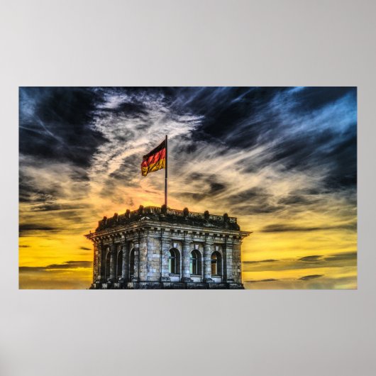 Duitse vlag poster (Voorkant)