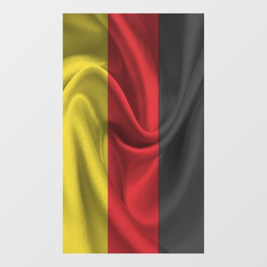 Duitse vlag raamsticker (Vel)