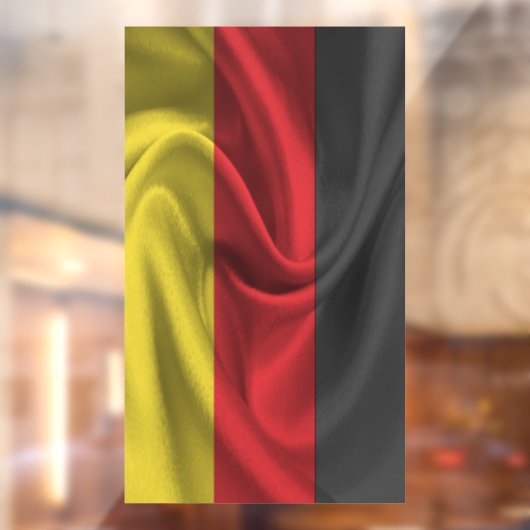 Duitse vlag raamsticker (Vel 2)