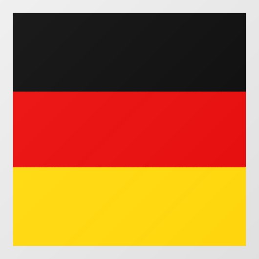 Duitse vlag raamsticker (Vel)