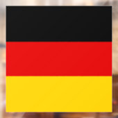 Duitse vlag raamsticker (Vel 2)