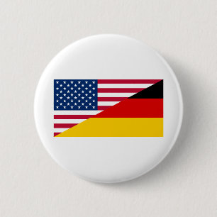 Duitse vlag ronde button 5,7 cm