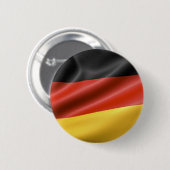 Duitse vlag ronde button 5,7 cm (Voorkant /achterkant)