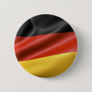 Duitse vlag ronde button 5,7 cm