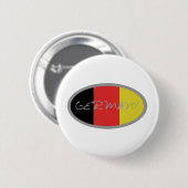Duitse vlag! ronde button 5,7 cm (Voorkant /achterkant)