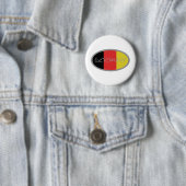 Duitse vlag! ronde button 5,7 cm (In situ)