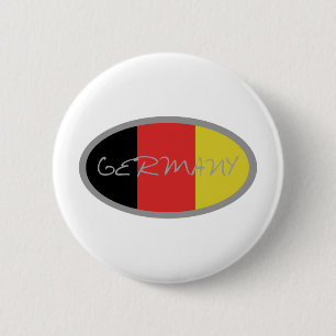 Duitse vlag! ronde button 5,7 cm